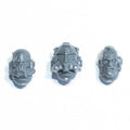 Warhammer 40K Space Marines Heavy Intercessors Sergeant Heads x 3 Bits Bitz
