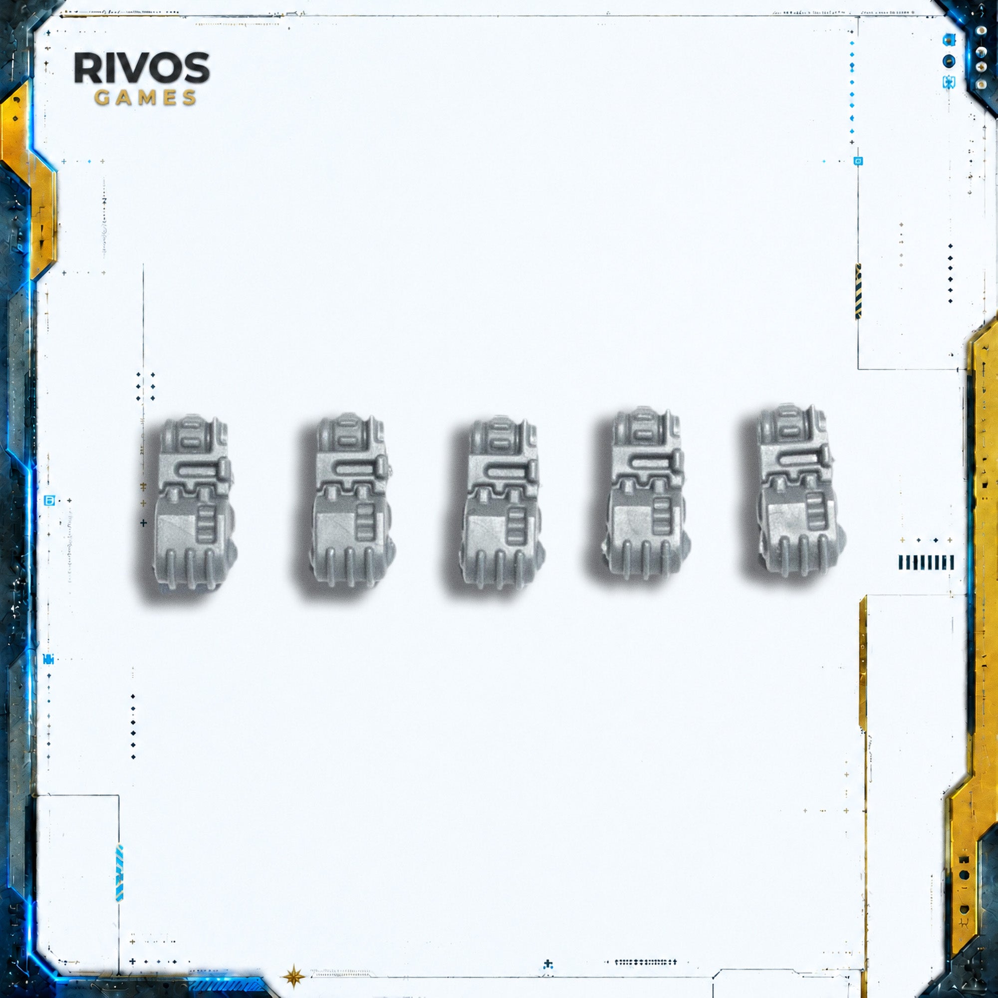 Warhammer 40K Space Marines Heavy Intercessors Heavy Bolt Rifle Ammo x 5 - Bits (Bitz)