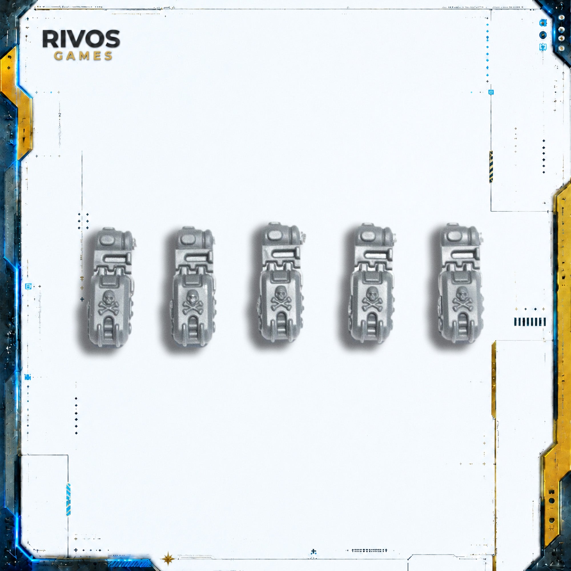 Warhammer 40K Space Marines Heavy Intercessors Executor Ammo x 5 - Bits (Bitz)