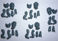 Warhammer 40K Space Marines Primaris Intercessors Torso and Legs x 5 Bits Bitz