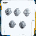 Warhammer 40K Space Marines Primaris Intercessors Helmets x 5 - Bits (Bitz)