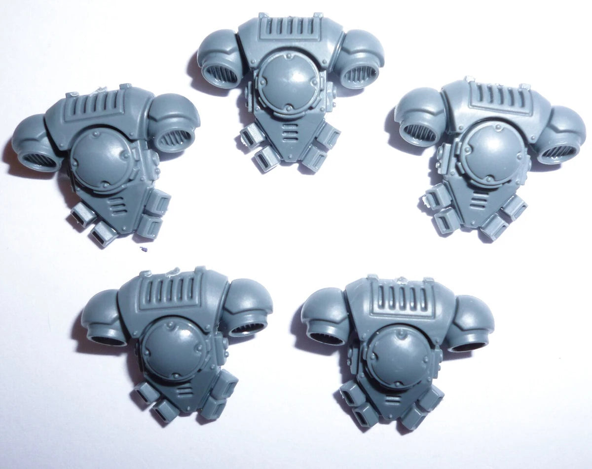 Warhammer 40K Space Marines Primaris Intercessors Backpacks x 5 Bits Bitz
