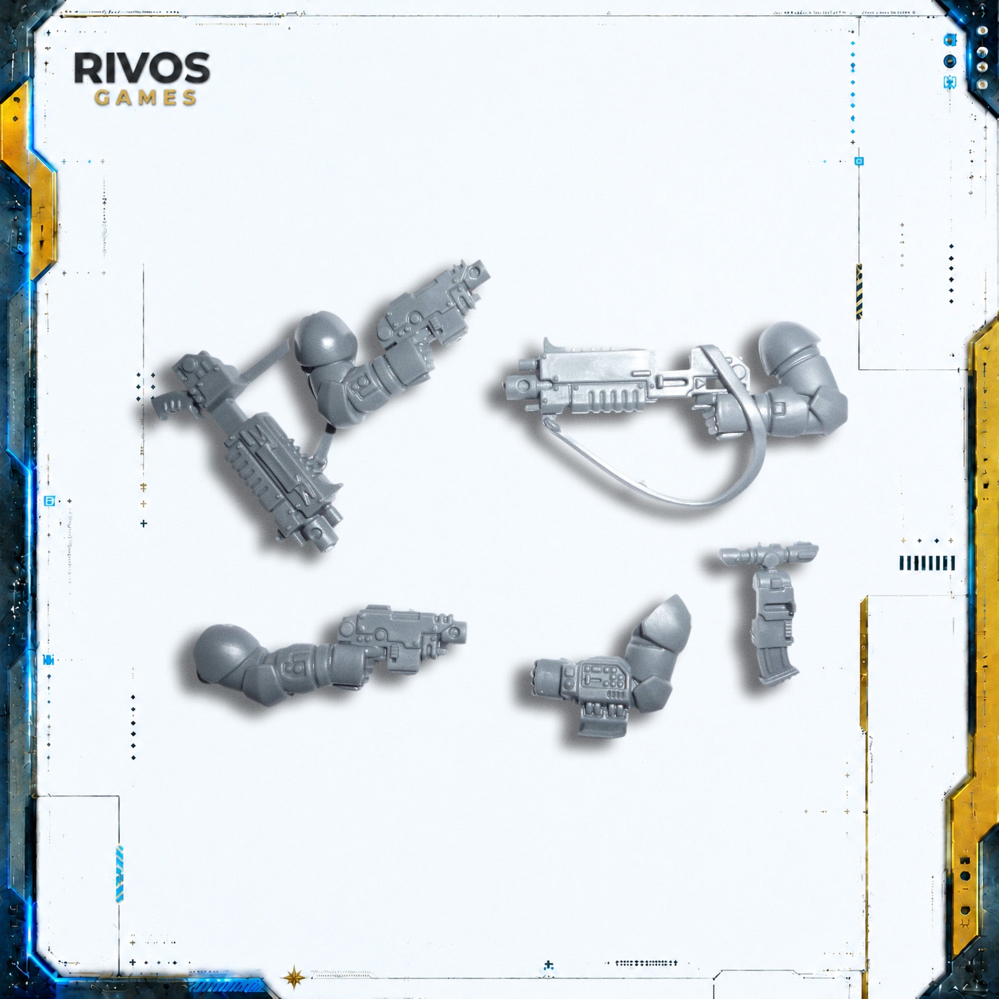 Warhammer 40K Space Marines Primaris Intercessors Sergeant Weapons - Bits (Bitz)