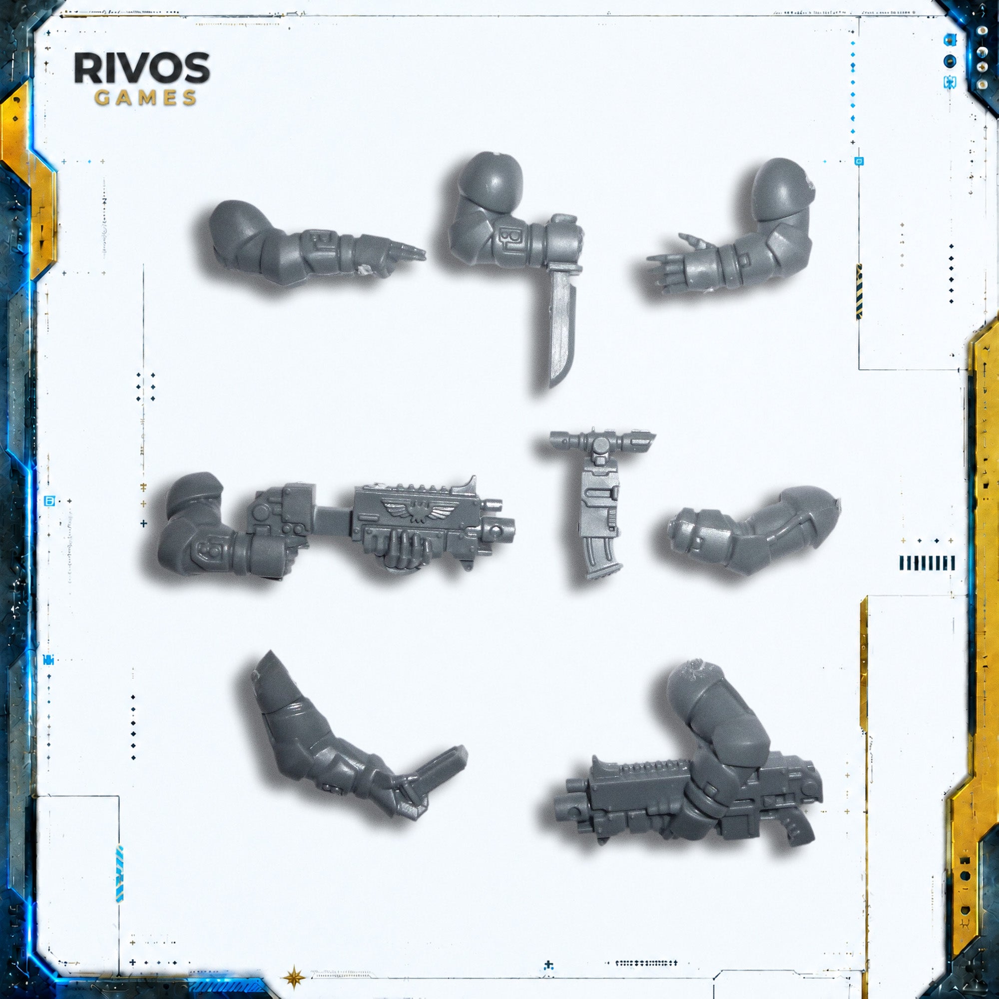 Warhammer 40K Space Marines Primaris Intercessors Bolt Rifles - Bits (Bitz)
