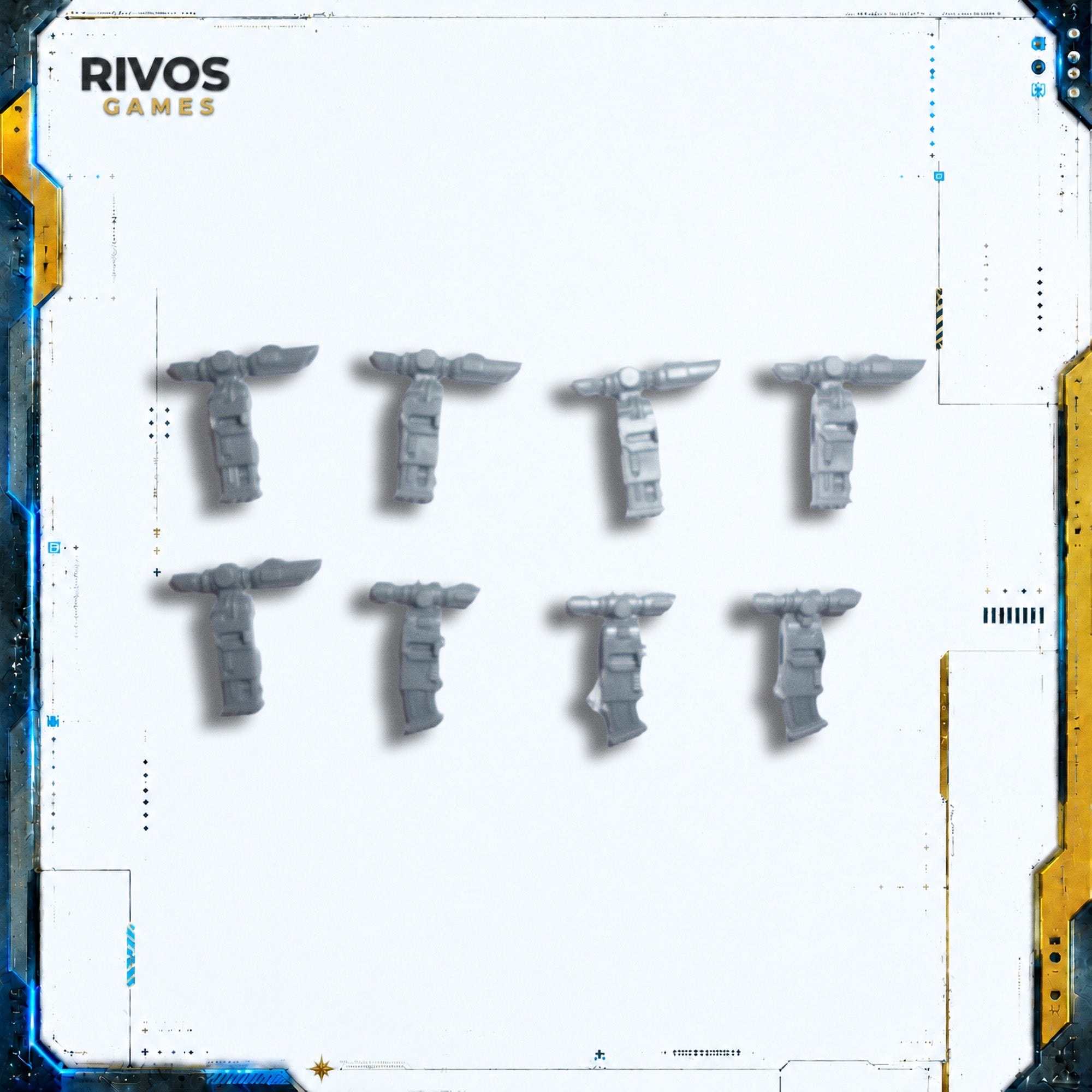 Warhammer 40K Space Marines Primaris Intercessors Bolt Rifle Scopes x 8 - Bits (Bitz)