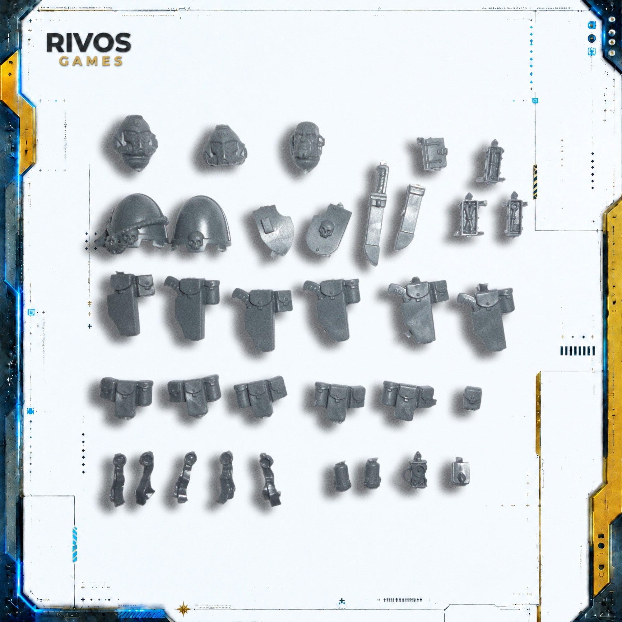 Warhammer 40K Space Marines Primaris Intercessors Accessories - Bits (Bitz)