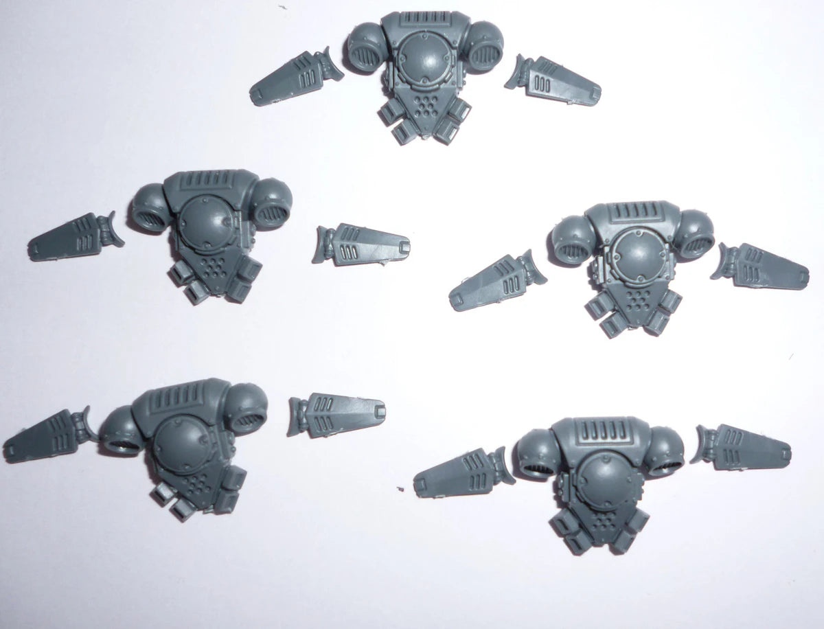 Warhammer 40K Space Marines Primaris Reivers Backpacks x 5 Bits Bitz