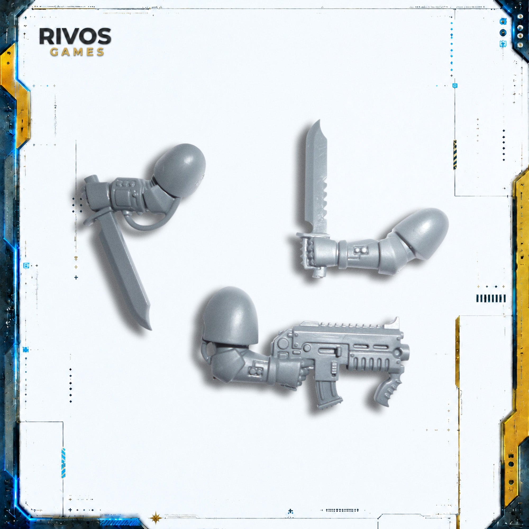 Warhammer 40K Space Marines Primaris Reivers Bolt Carbine and Knives - Bits (Bitz)