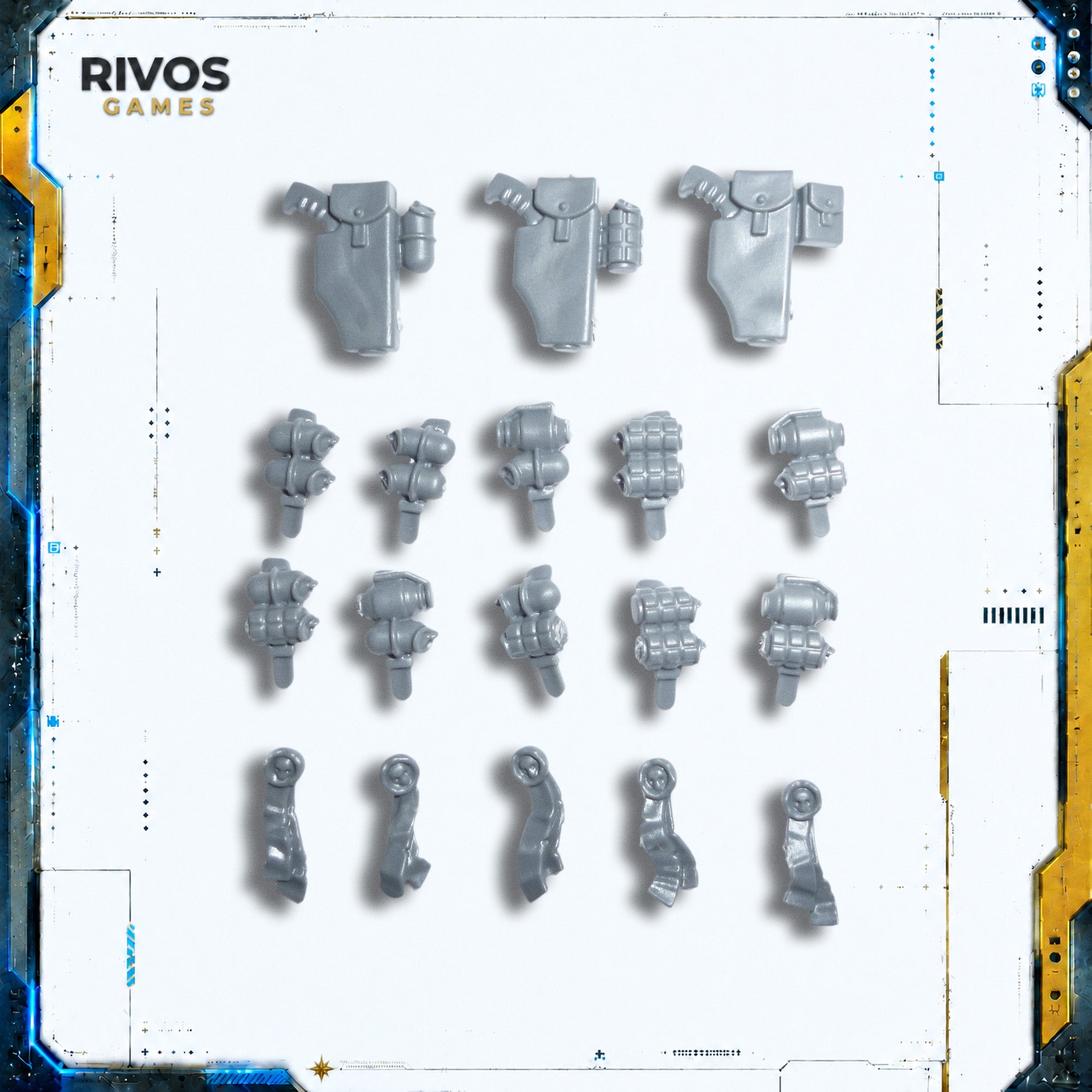 Warhammer 40K Space Marines Primaris Reivers Accessories B - Bits (Bitz)