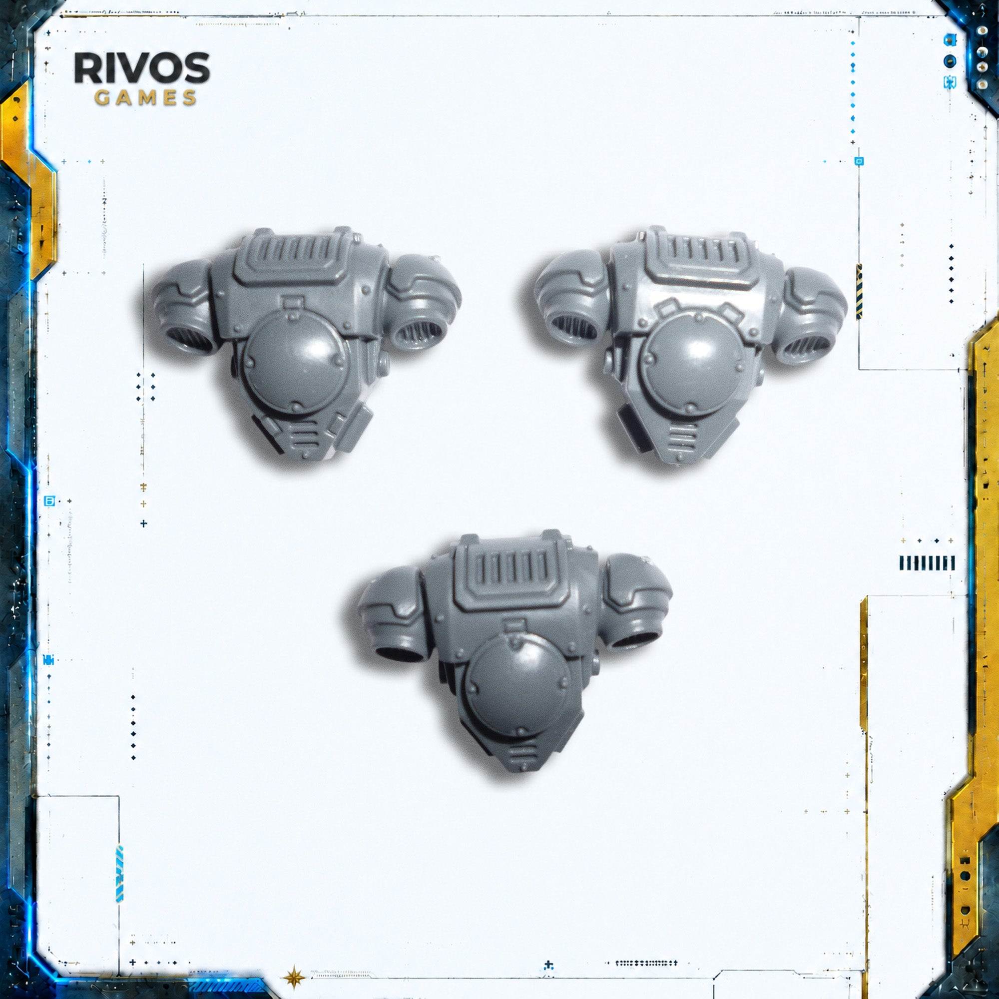 Warhammer 40K Space Marines Primaris Aggressors Backpacks x 3 - Bits (Bitz)