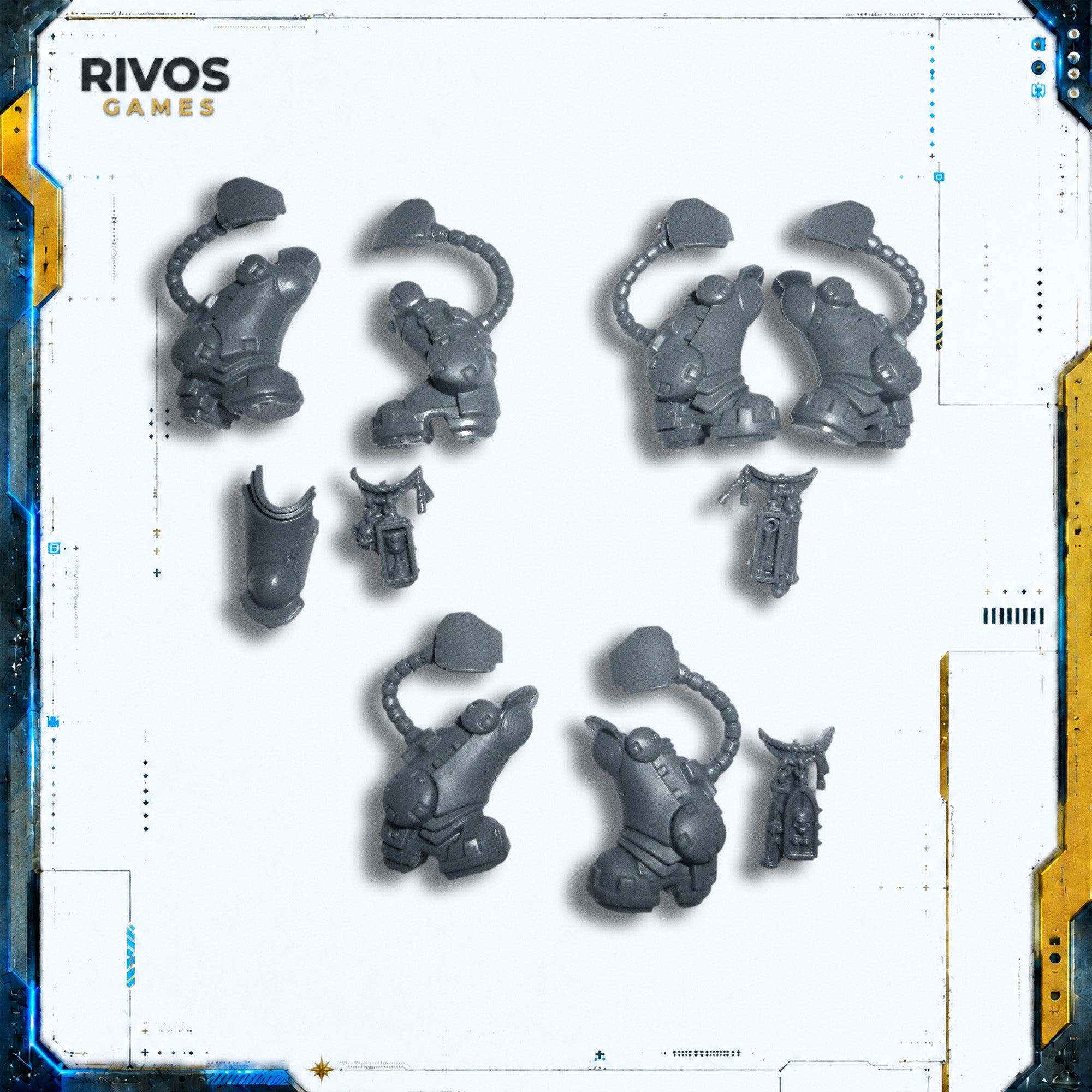 Warhammer 40K Space Marines Primaris Aggressors Legs x 3 - Bits (Bitz)
