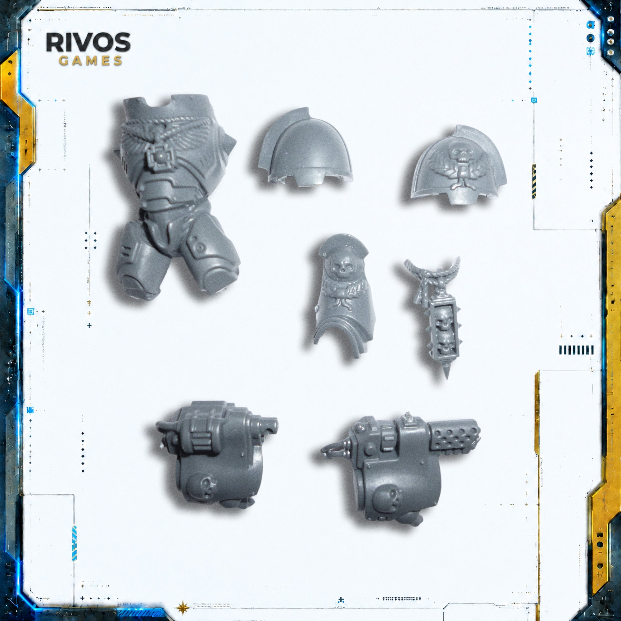 Warhammer 40K Space Marines Primaris Aggressors Sergeant Accessories - Bits (Bitz)