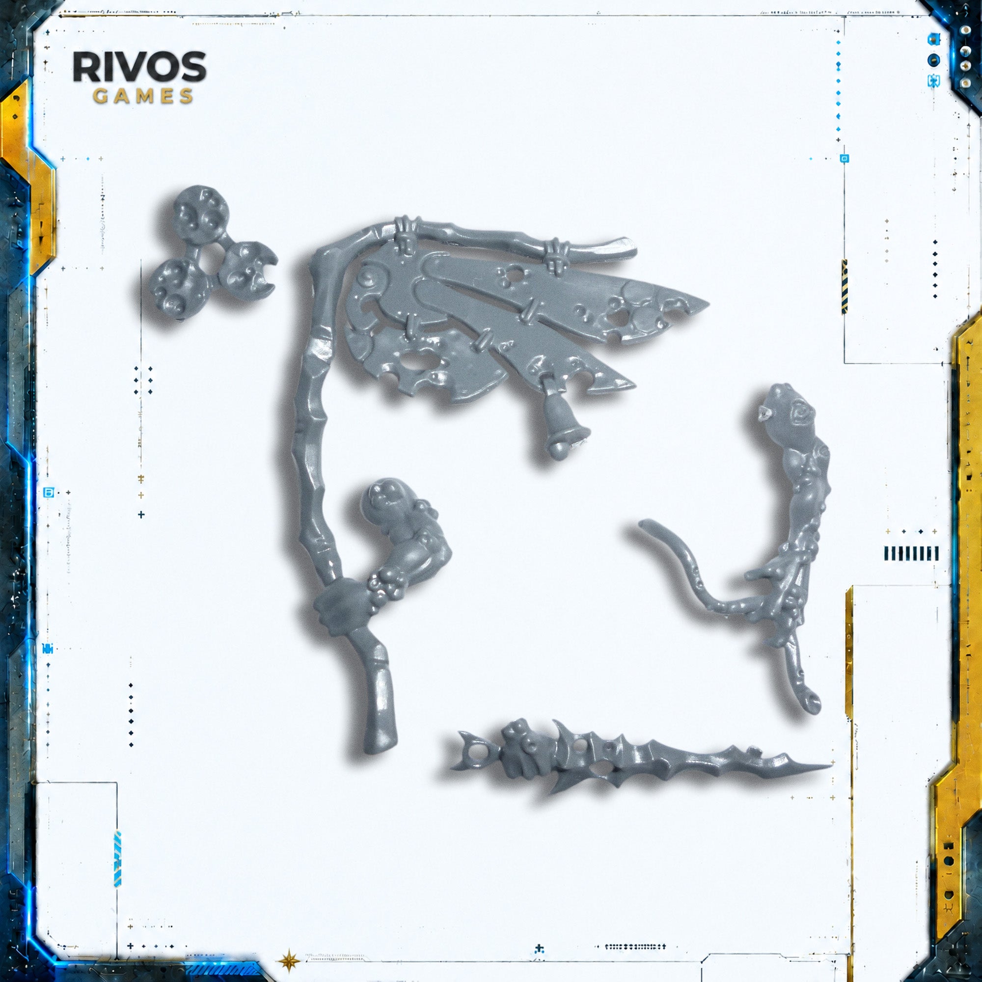 Warhammer Maggotkin of Nurgle Plague Drones Icon/Sword/Arm - Bits (Bitz)