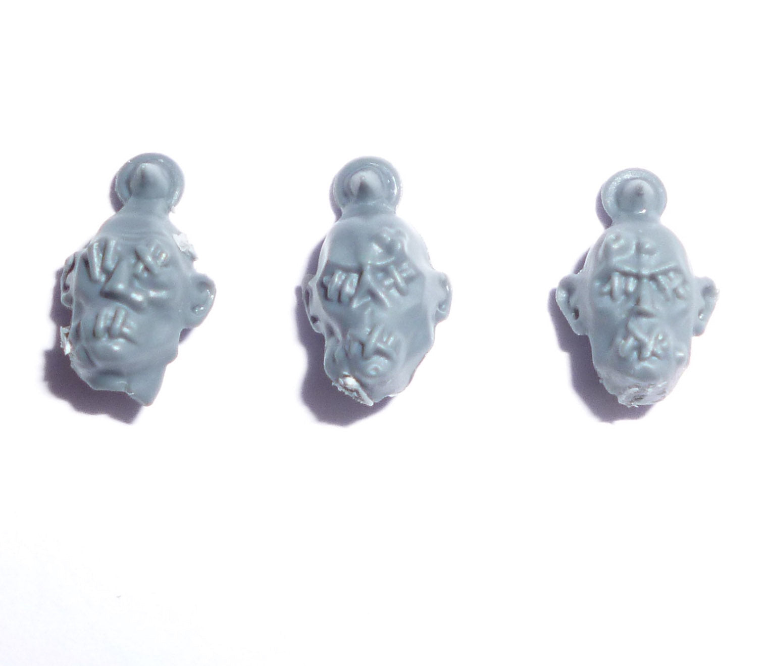 Maggotkin of Nurgle Plague Drones Heads x 3 - Age of Sigmar - Spare Part