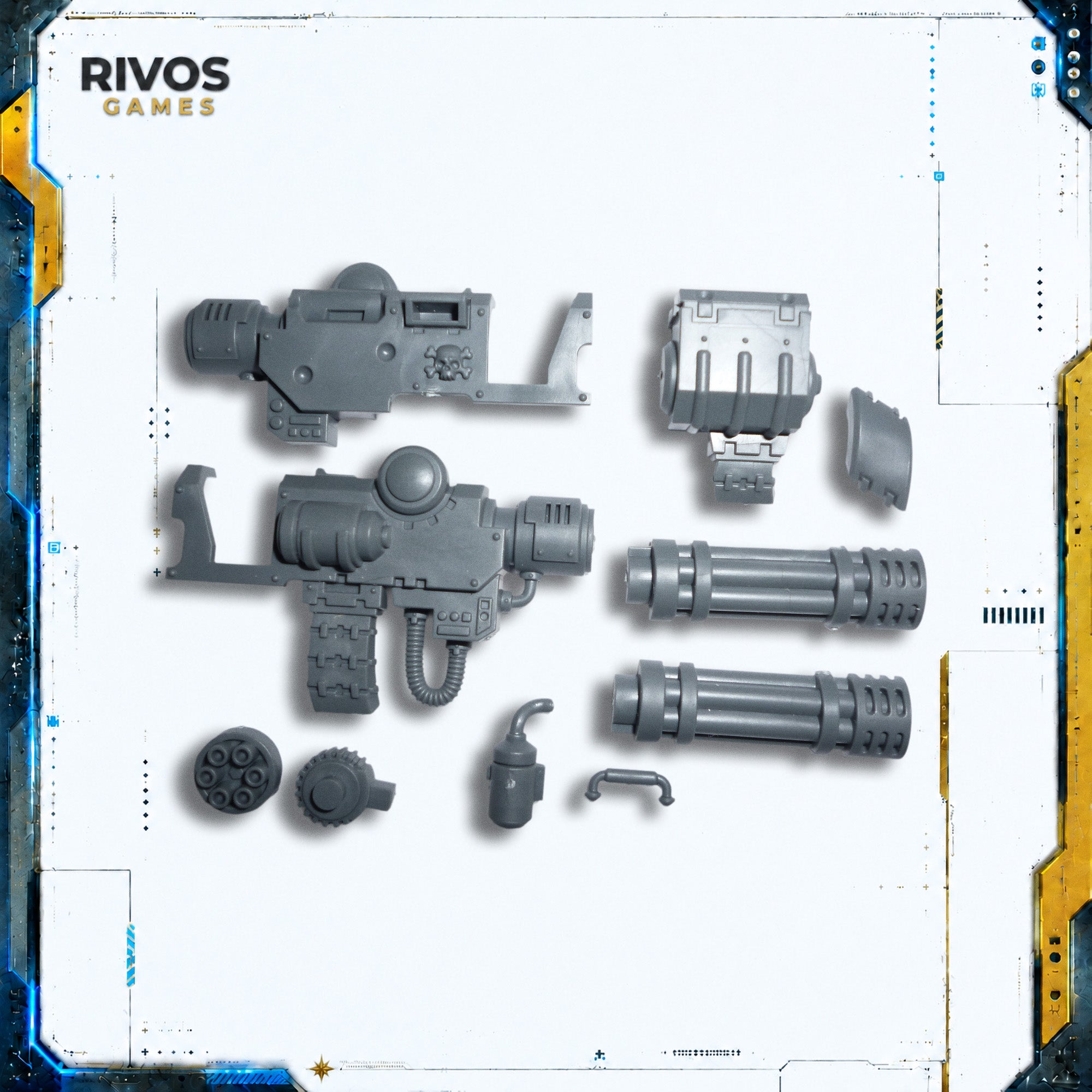 Warhammer 40K Space Marines Redemptor Dreadnought Heavy Onslaught Gatling - Bits (Bitz)