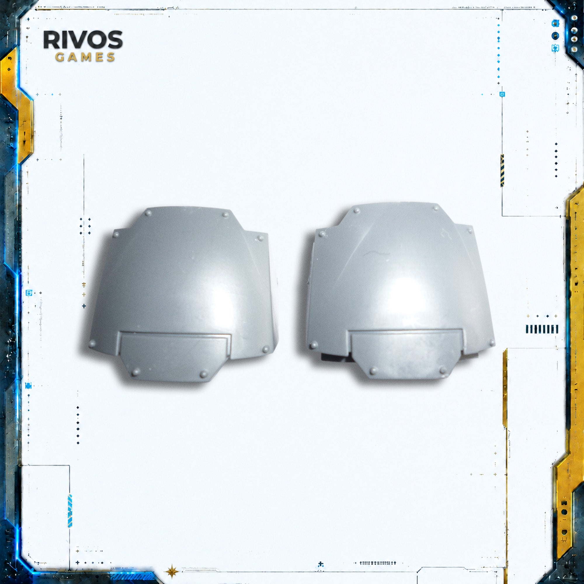 Warhammer 40K Space Marines Redemptor Dreadnought Shoulder Pads x 2 - Bits (Bitz)