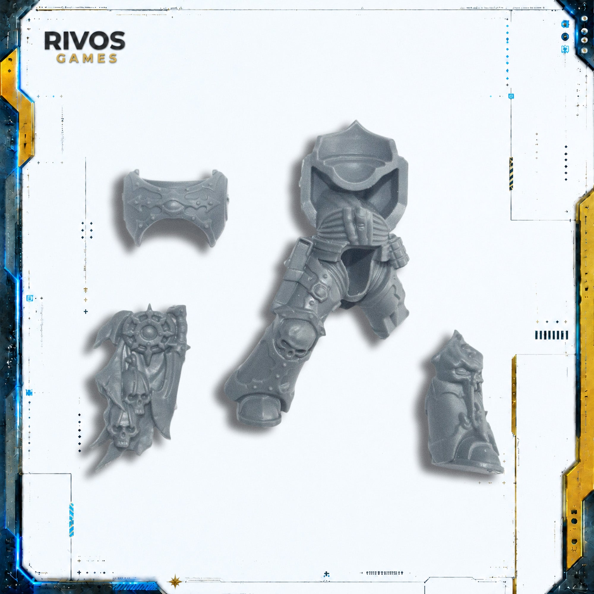 Warhammer 40K Chaos Space Marines Chosen Legs and Torso A - Bits (Bitz)