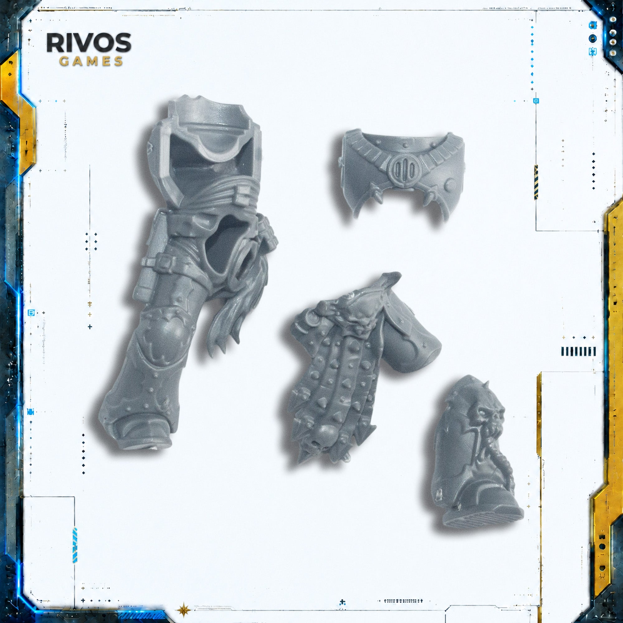 Warhammer 40K Chaos Space Marines Chosen Legs and Torso E - Bits (Bitz)