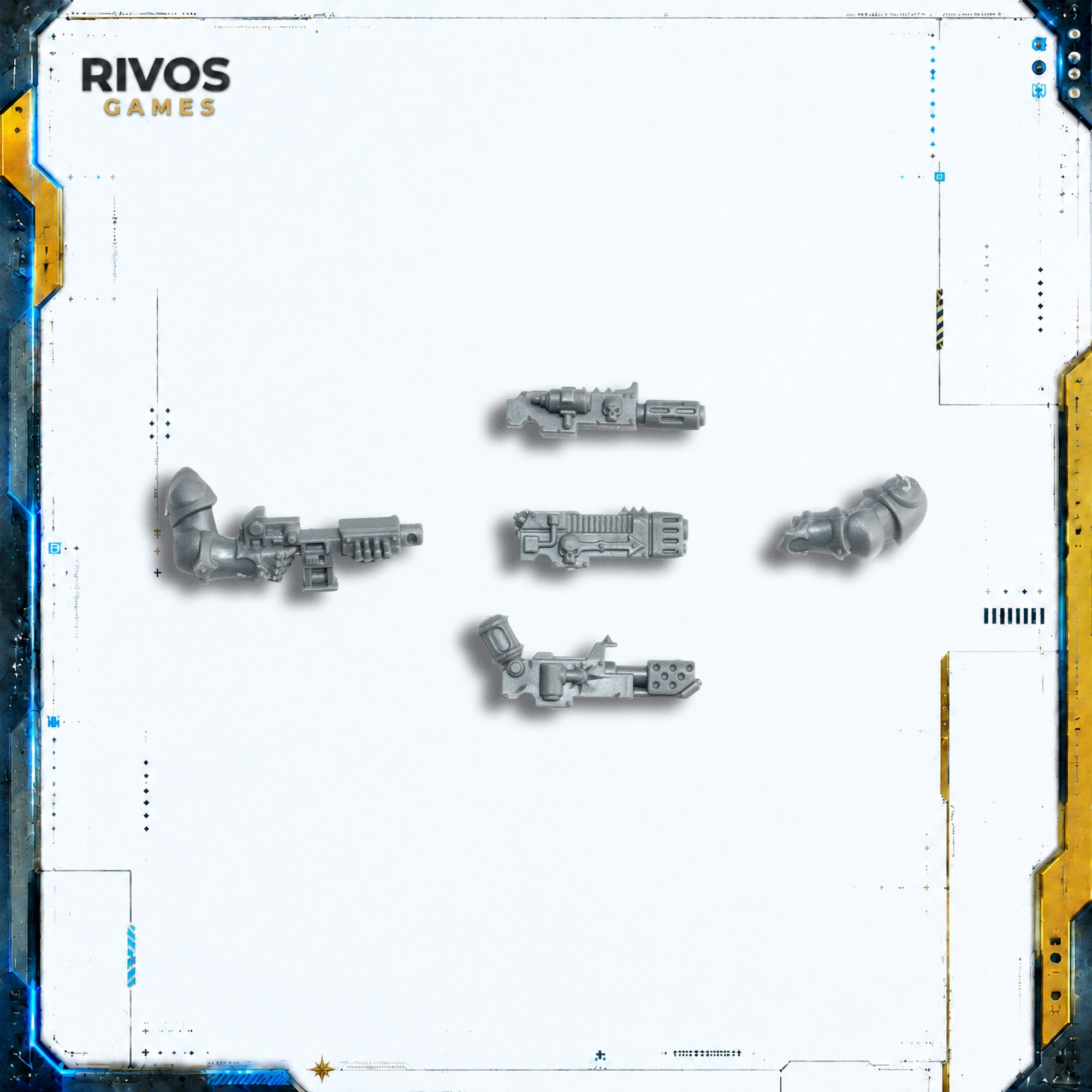 Warhammer 40K Chaos Space Marines Chosen Combi weapon A - Bits (Bitz)