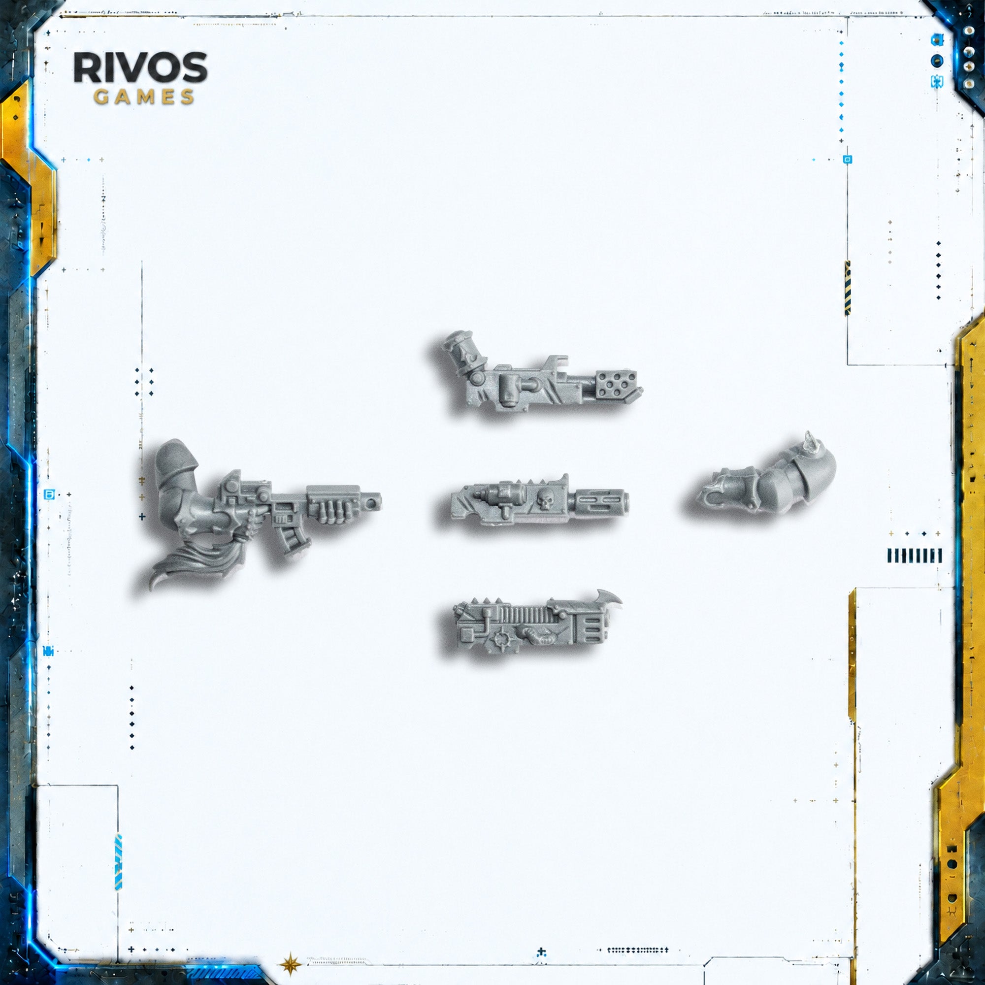 Warhammer 40K Chaos Space Marines Chosen Combi weapon B - Bits (Bitz)