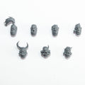 Chaos Space Marines Chosen Heads x 7 - Space Marines - Spare Part
