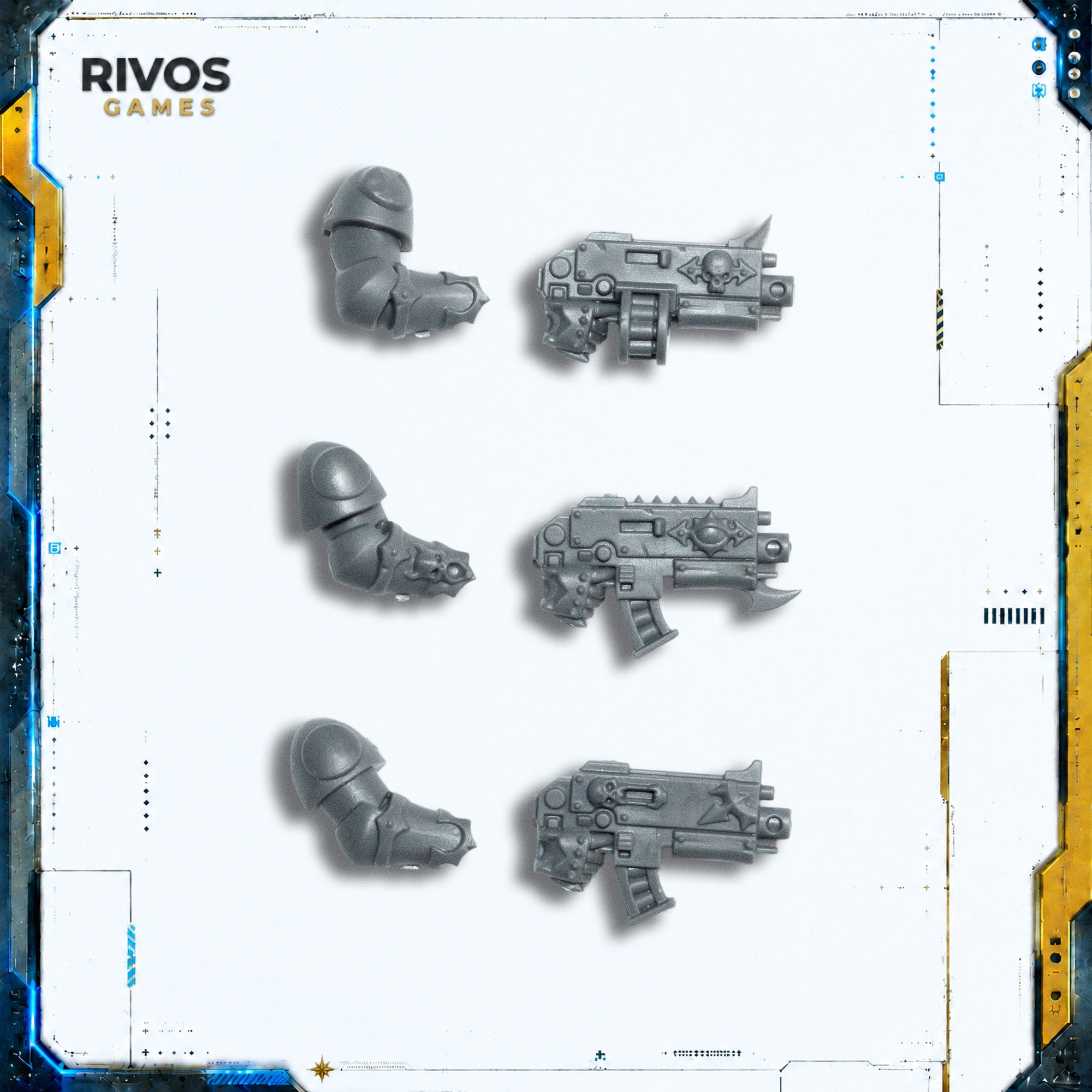 Warhammer 40K Chaos Space Marines Chosen Bolters - Bits (Bitz)