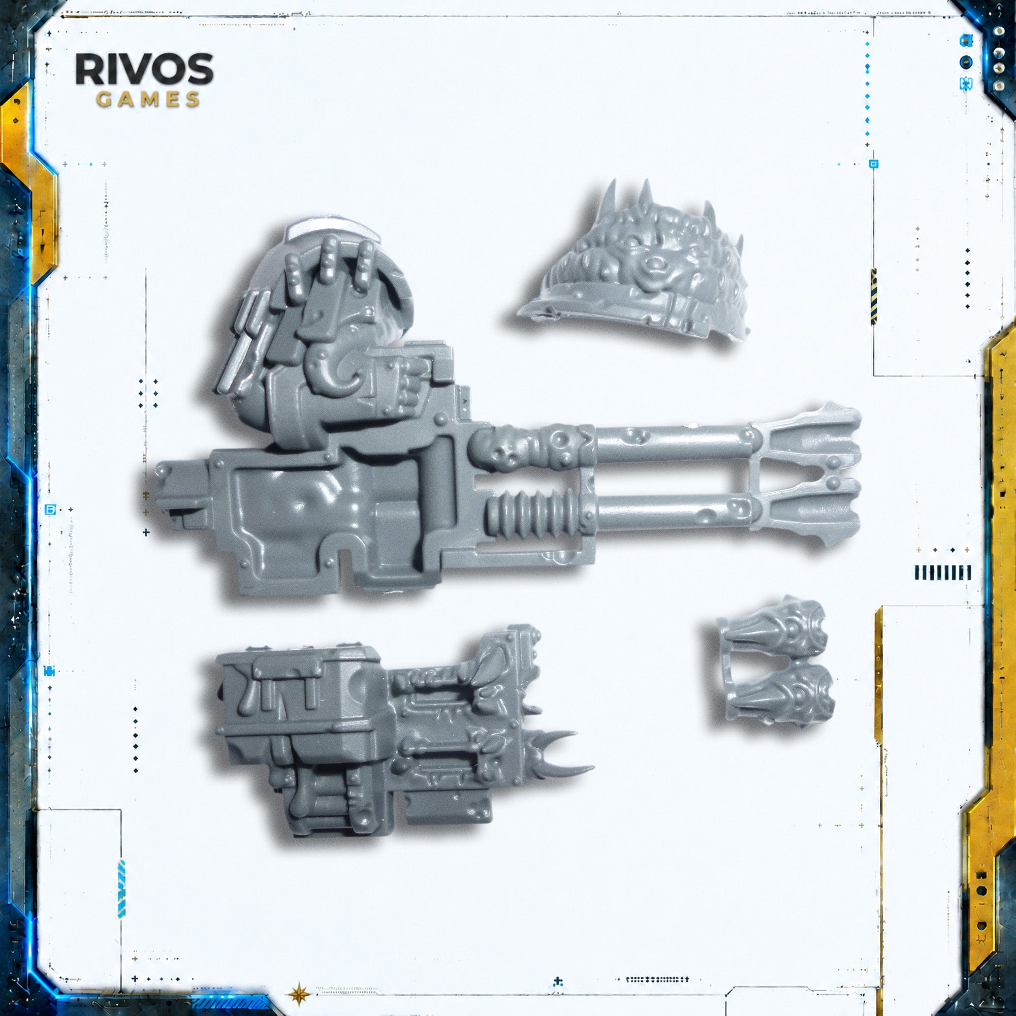 Warhammer 40K Death Guard Blightlord Terminators Reaper Autocannon - Bits (Bitz)