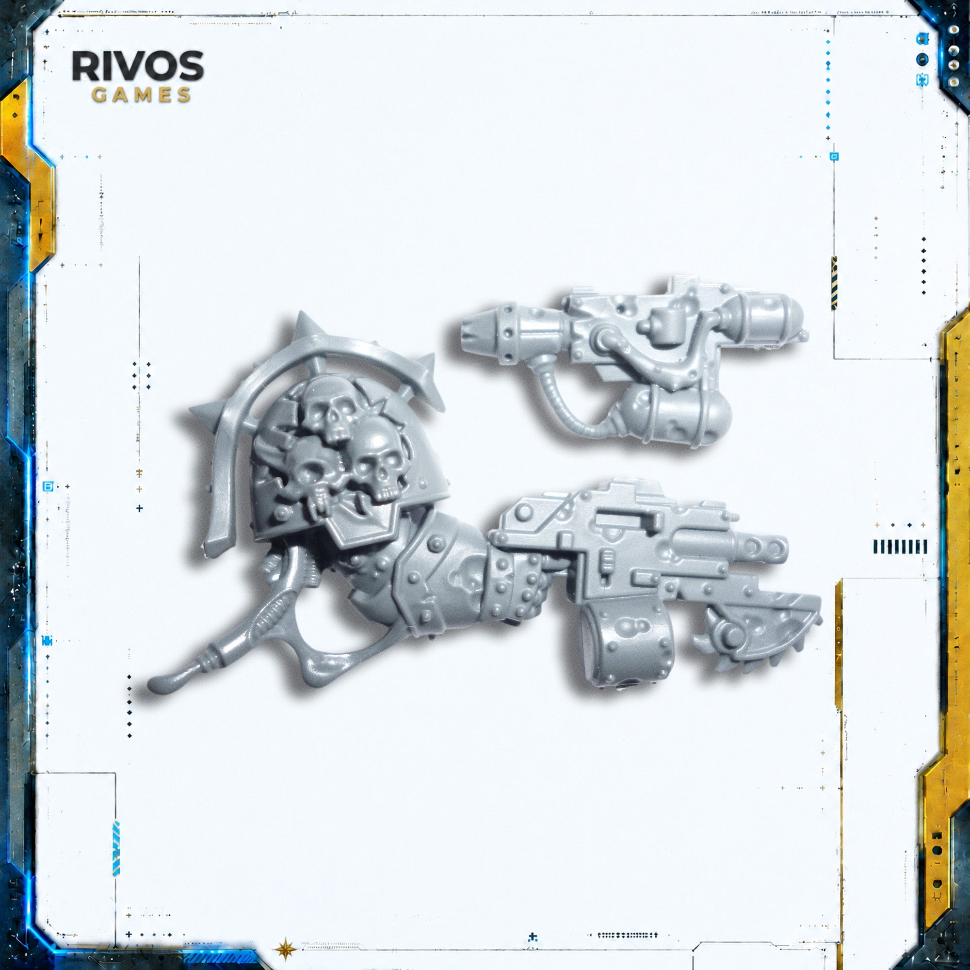 Warhammer 40K Death Guard Blightlord Terminators Combi Flamer - Bits (Bitz)
