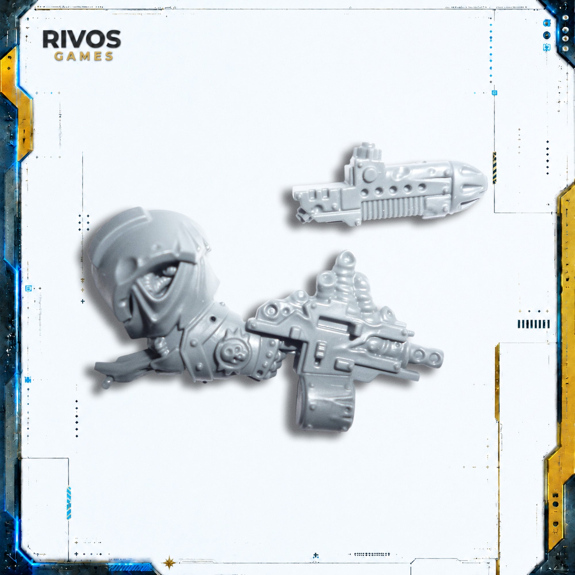 Warhammer 40K Death Guard Blightlord Terminators Combi Plasma - Bits (Bitz)