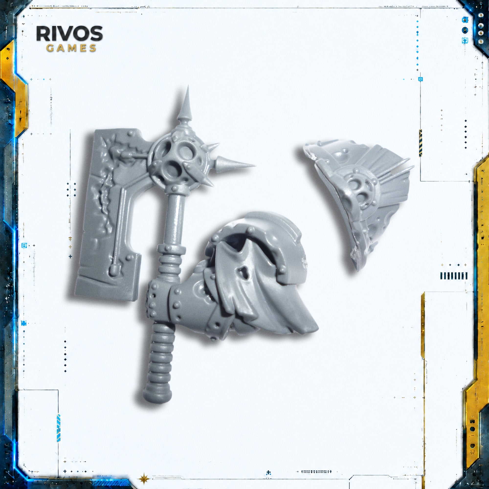 Warhammer 40K Death Guard Blightlord Terminators Bubotic Axe B - Bits (Bitz)