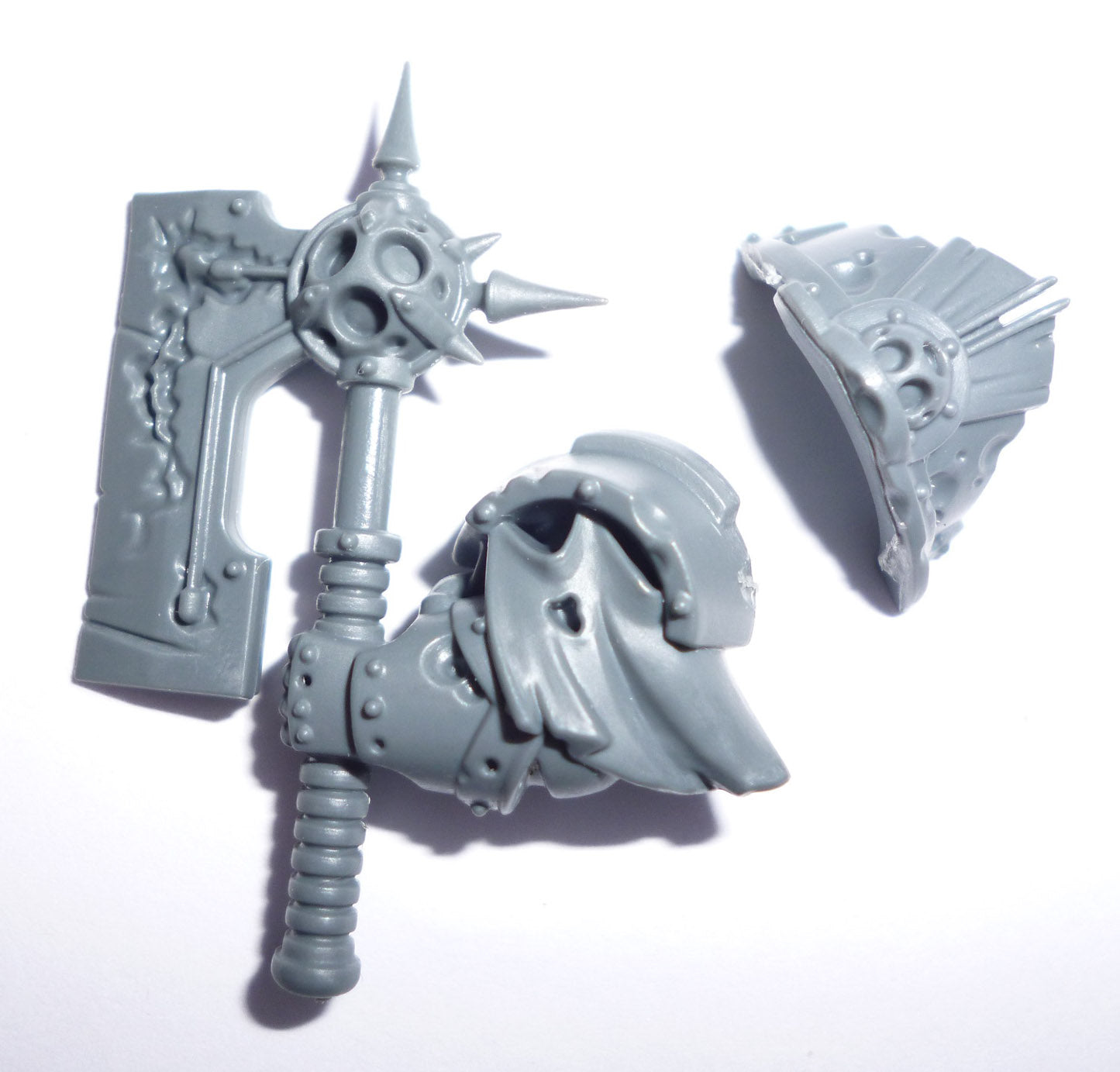 Death Guard Blightlord Terminators Bubotic Axe B - Warhammer - Authentic Sprue