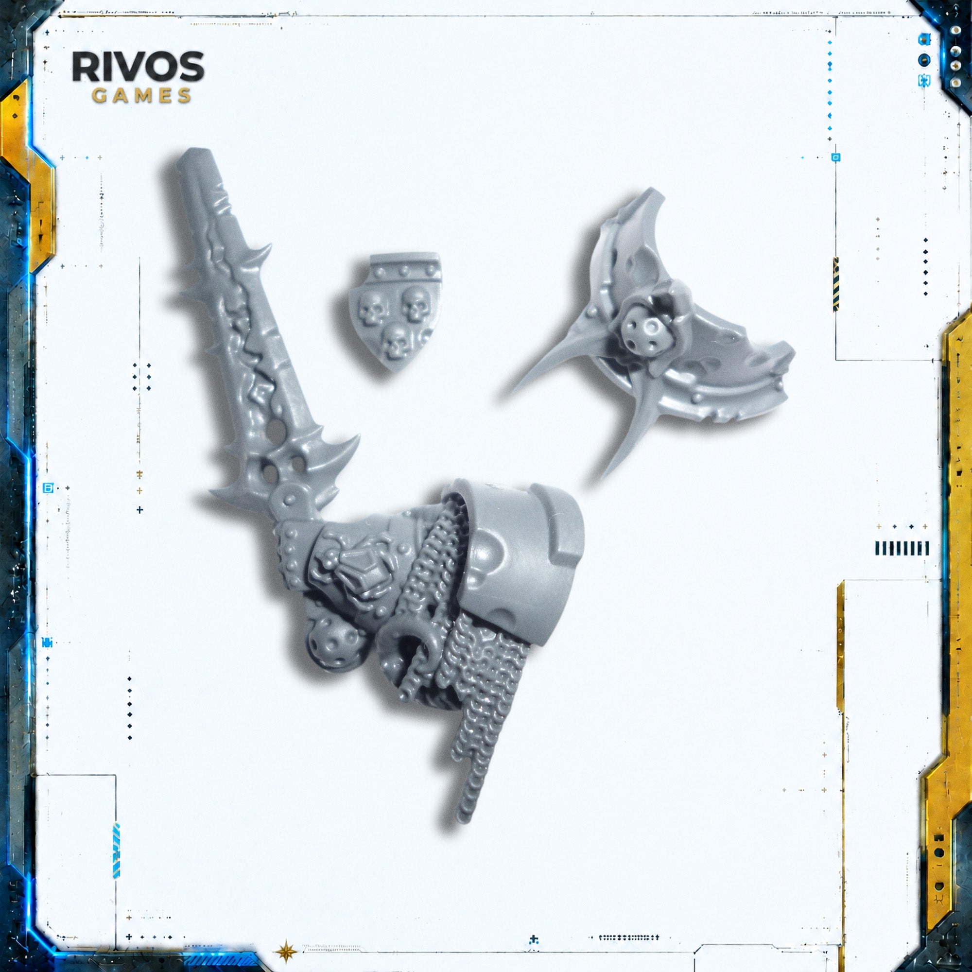 Warhammer 40K Death Guard Blightlord Terminators Balesword A - Bits (Bitz)