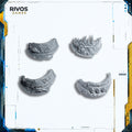 Warhammer 40K Death Guard Blightlord Terminators Shoulder Pads x 4 - Bits (Bitz)