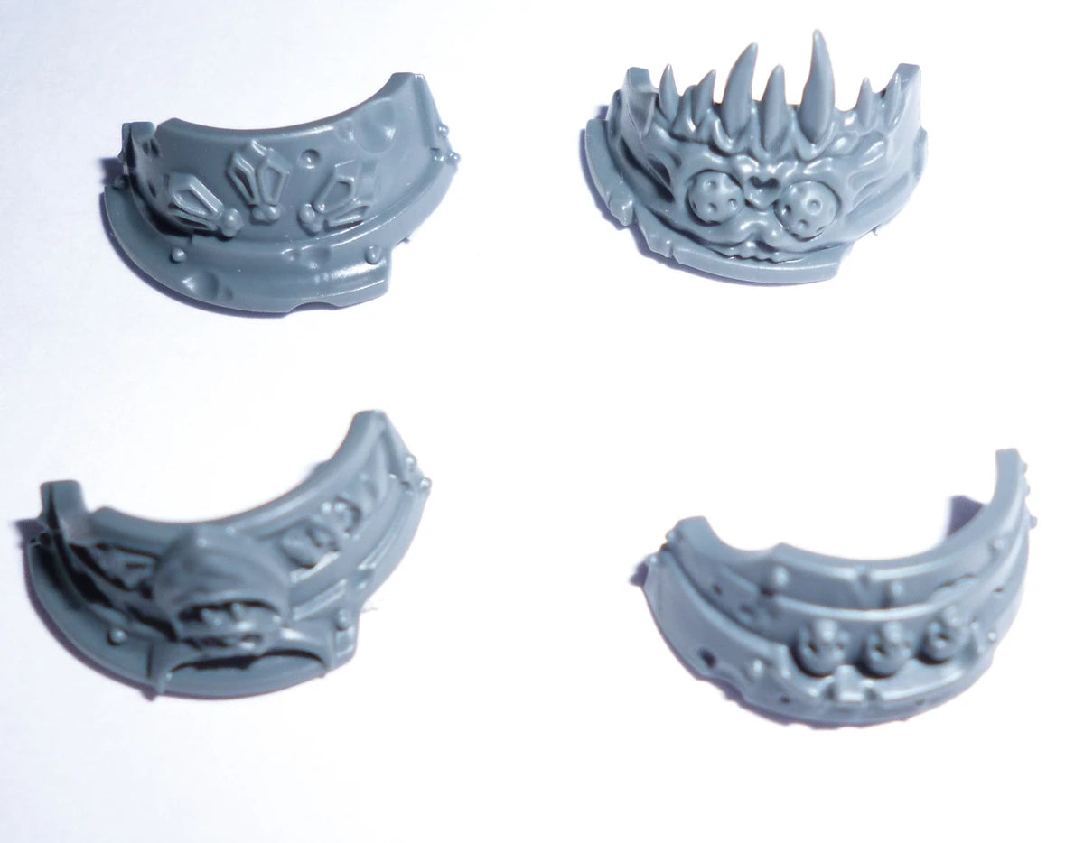 Warhammer 40K Death Guard Blightlord Terminators Shoulder Pads x 4 Bits Bitz