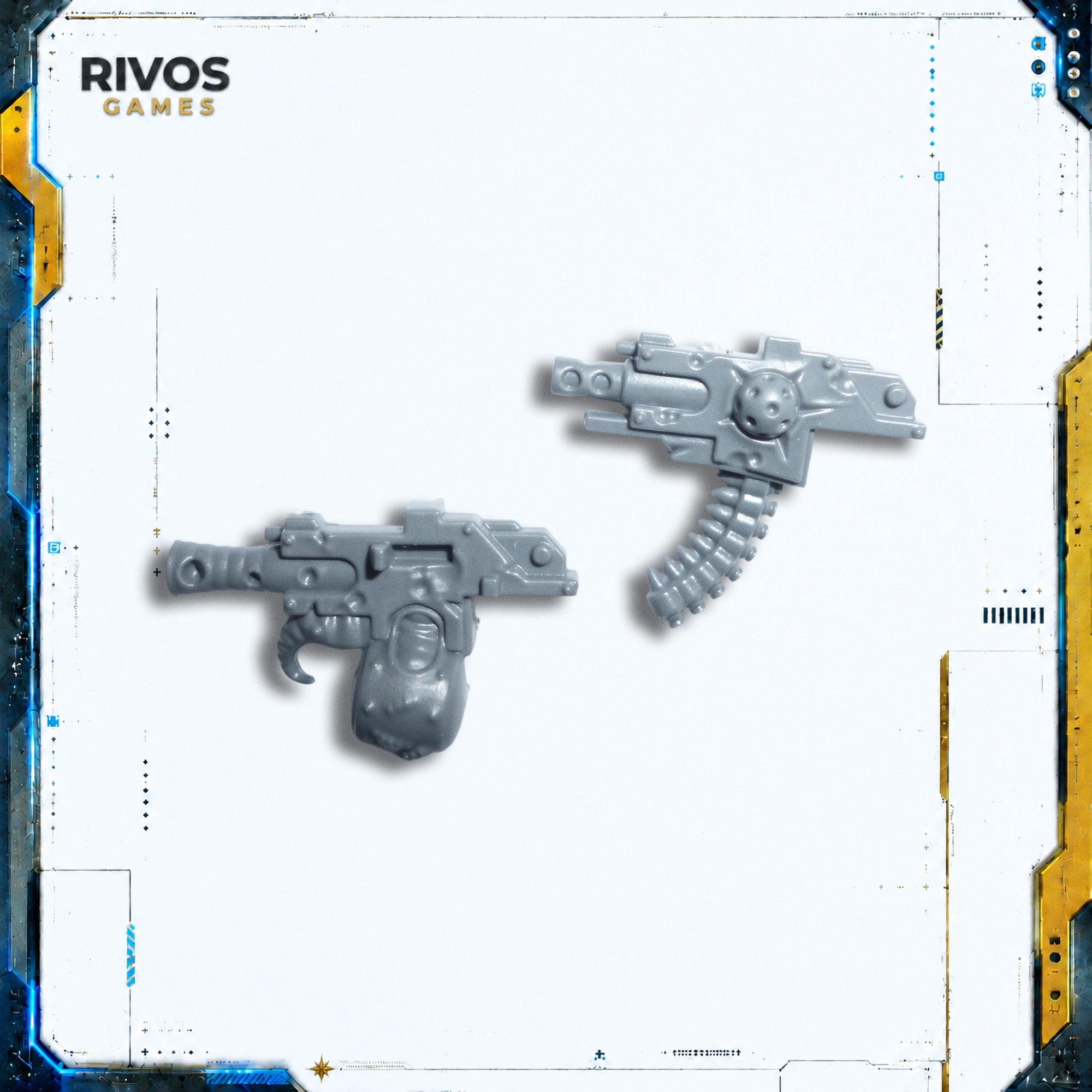 Warhammer 40K Death Guard Blightlord Terminators Bolters x 2 - Bits (Bitz)