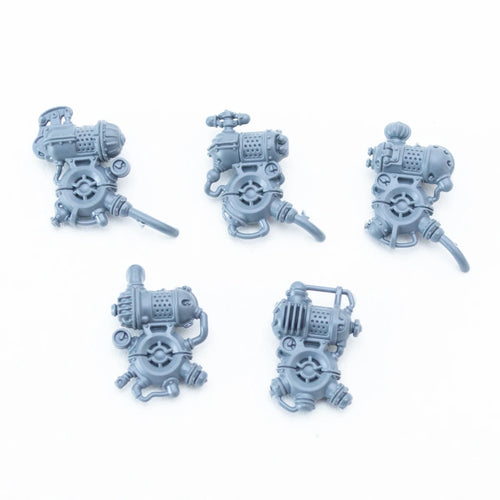 Warhammer Kharadron Overlords Thunderers Backpacks x 5 Bits