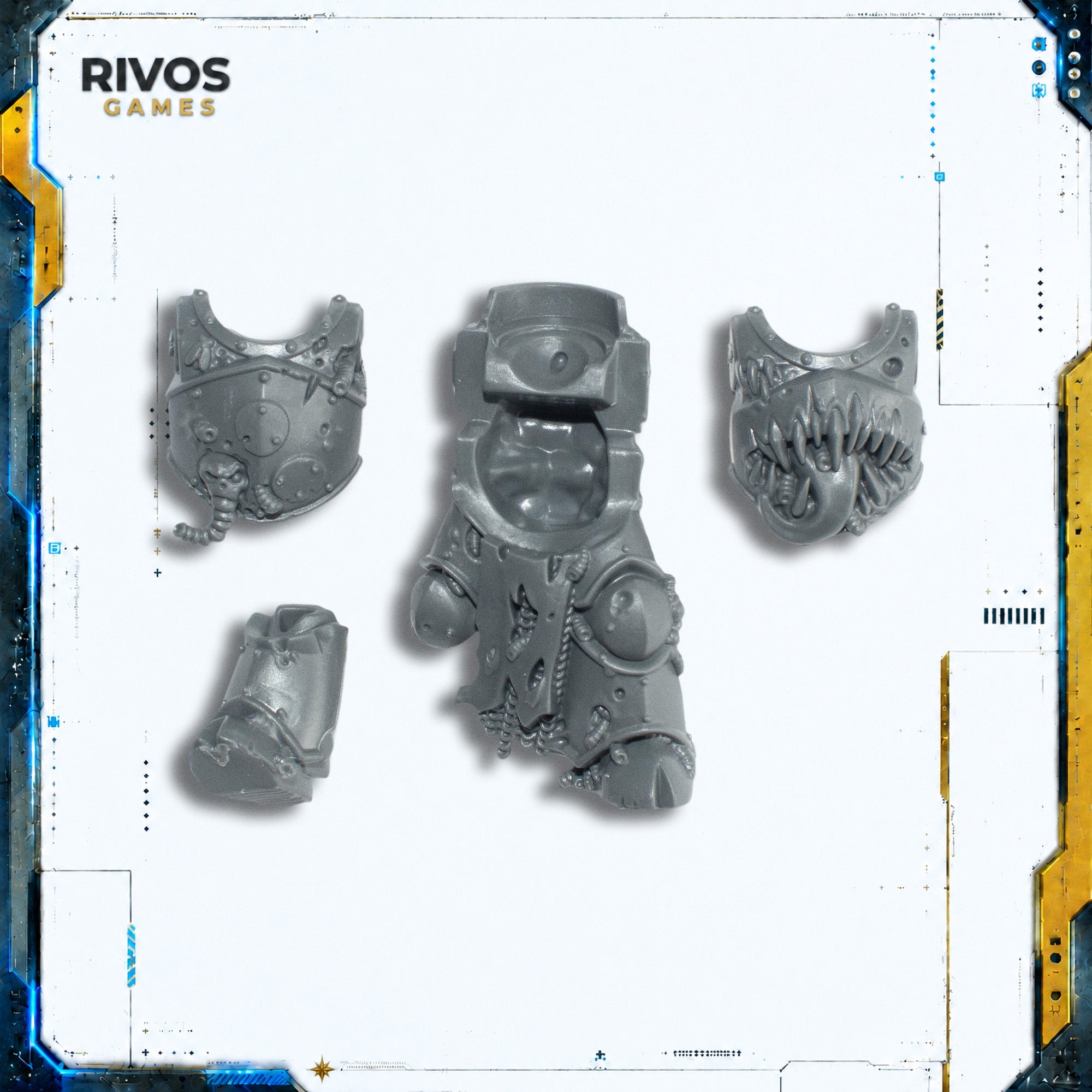 Warhammer 40K Death Guard Plague Marines Legs and Torso D - Bits (Bitz)