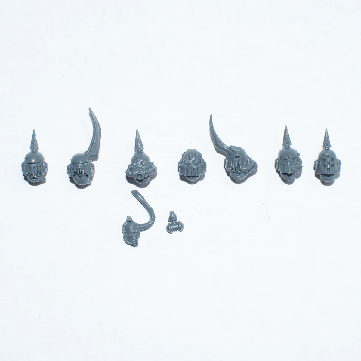 Warhammer 40K Death Guard Plague Marines Heads x 7 A Bits Bitz