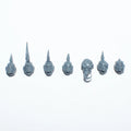 Warhammer 40K Death Guard Plague Marines Heads x 7 B Bits Bitz