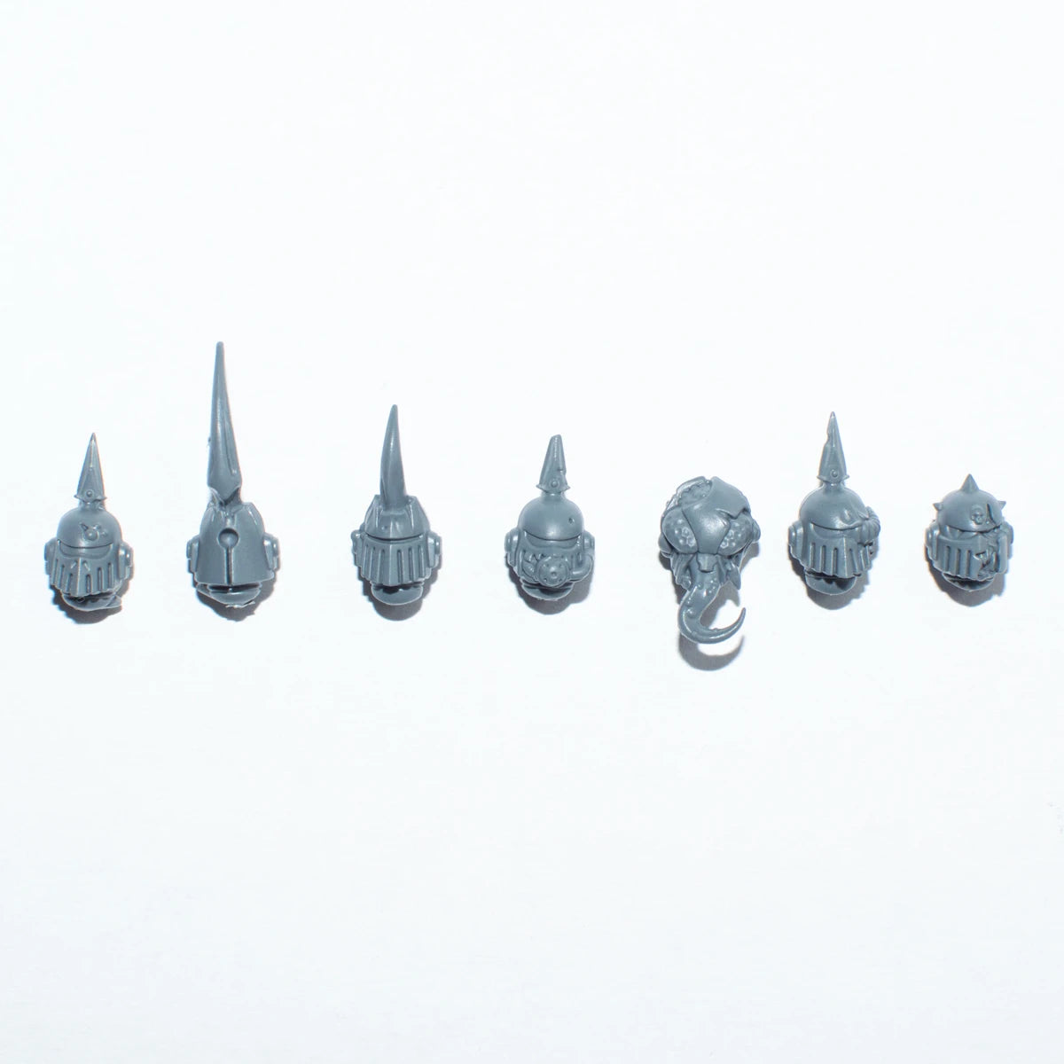 Warhammer 40K Death Guard Plague Marines Heads x 7 B Bits Bitz