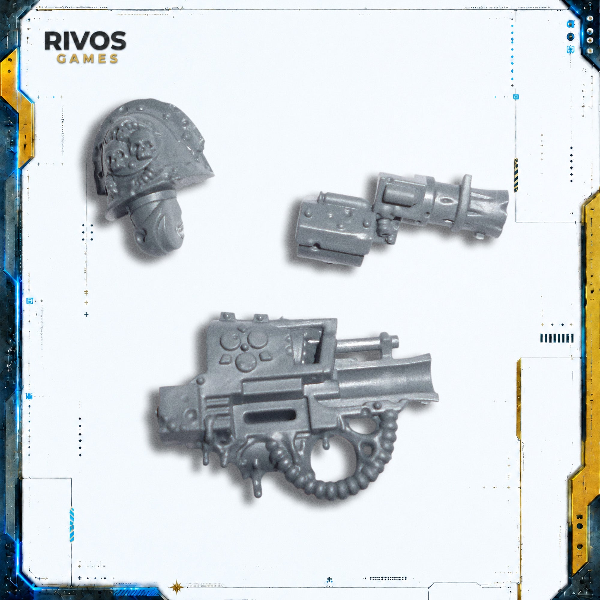 Warhammer 40K Death Guard Plague Marines Blight Launcher - Bits (Bitz)