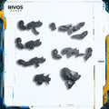 Warhammer 40K Death Guard Plague Marines Bolt Guns x 7 - Bits (Bitz)