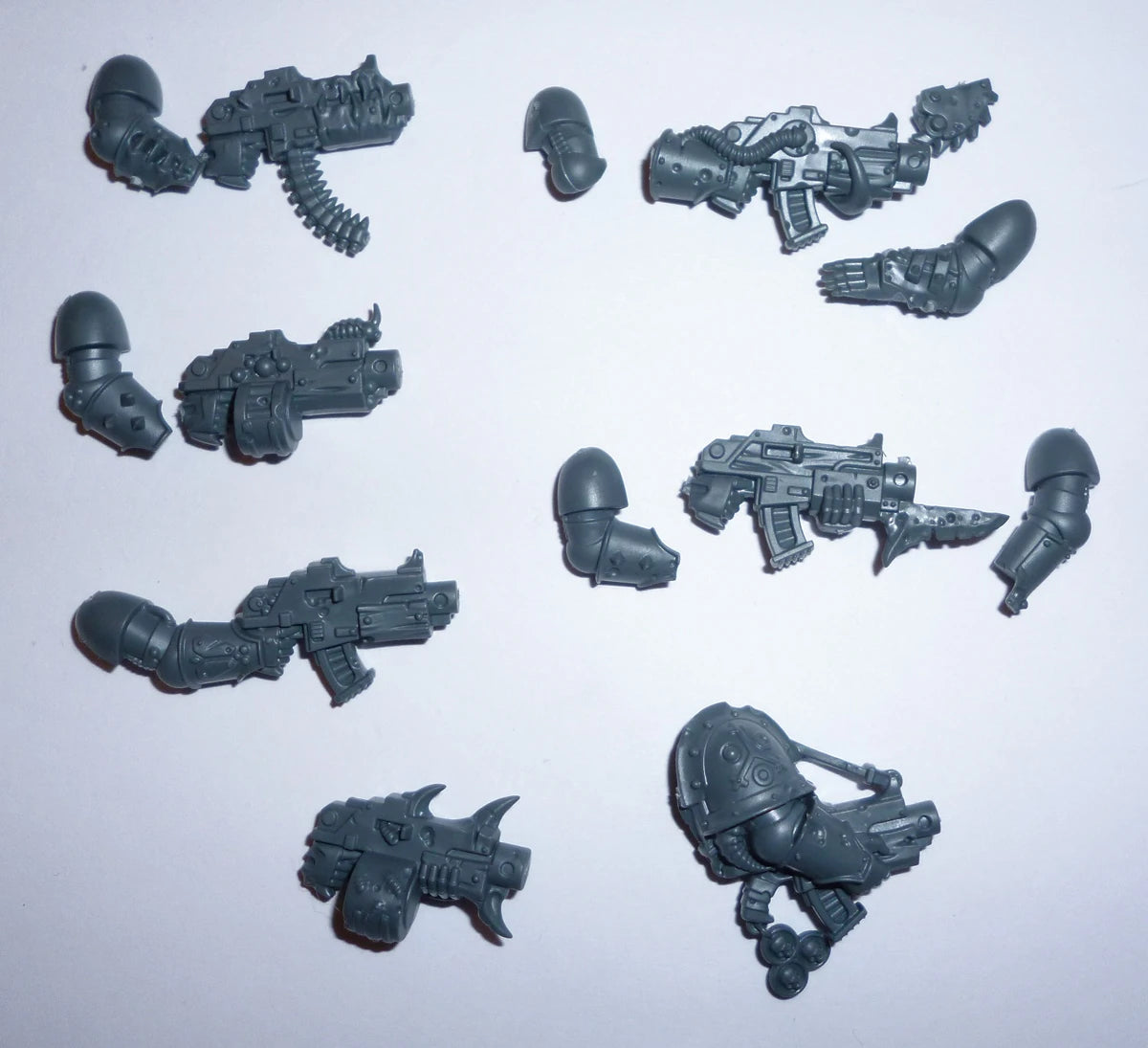 Warhammer 40K Death Guard Plague Marines Bolt Guns x 7 Bits Bitz