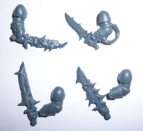 Warhammer 40K Death Guard Plague Marines Plague Knives x 4 Bits Bitz