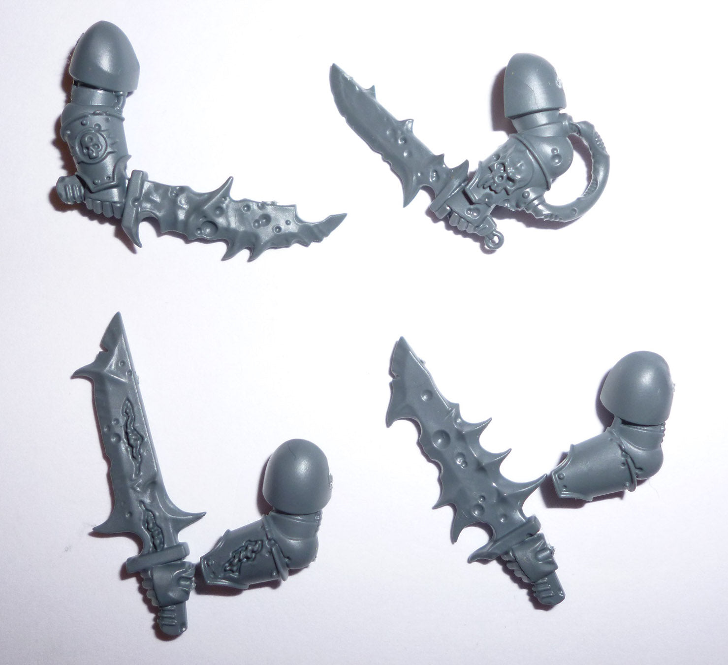 Death Guard Plague Marines Plague Knives x 4 - Warhammer - Spare Part