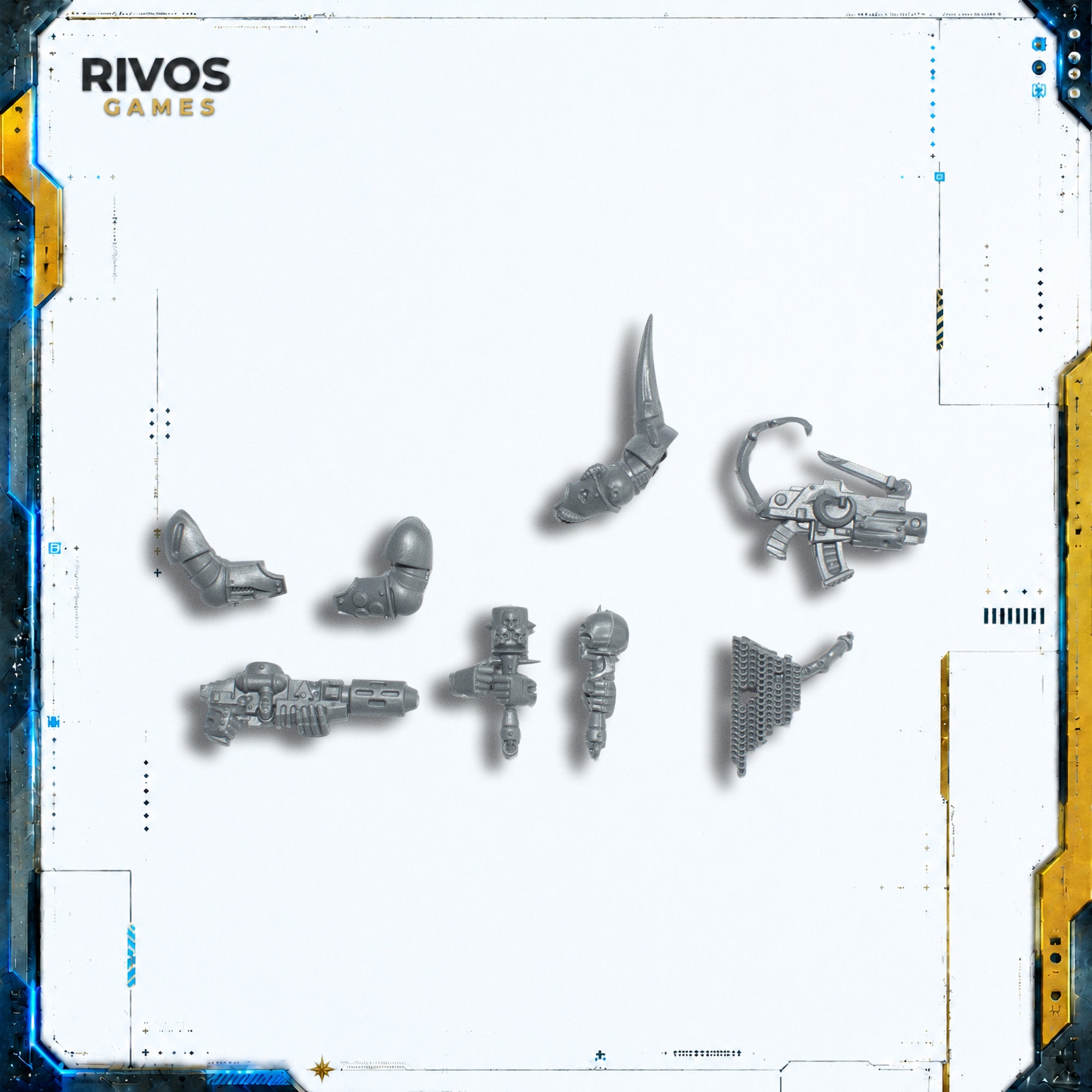 Warhammer 40K Death Guard Plague Marines Accessories - Bits (Bitz)