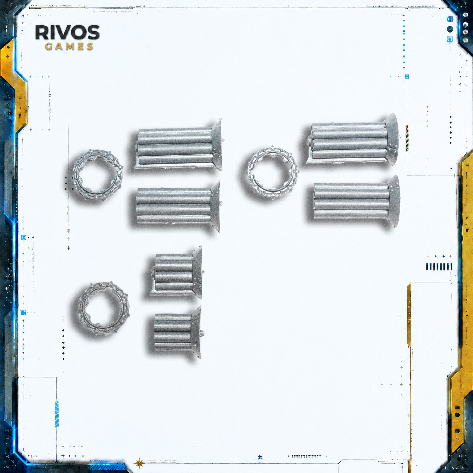 Warhammer Skaven Stormfiends Ratling Cannons - Bits (Bitz)