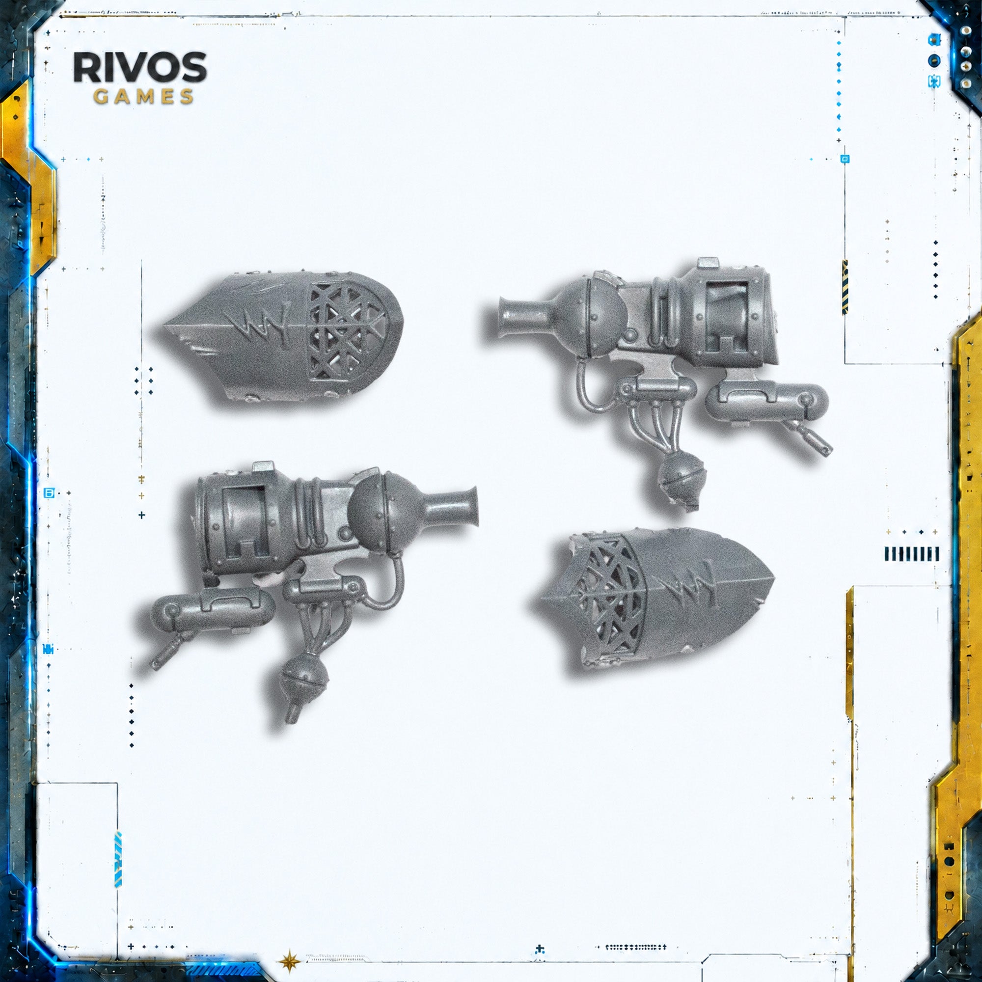 Warhammer Skaven Stormfiends Warpfire Projectors - Bits (Bitz)