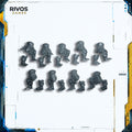 Warhammer Blades of Khorne Blood Warriors Legs x 9 - Bits (Bitz)