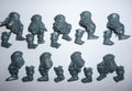 Blades of Khorne Blood Warriors Legs x 9 - Age of Sigmar - Spare Part